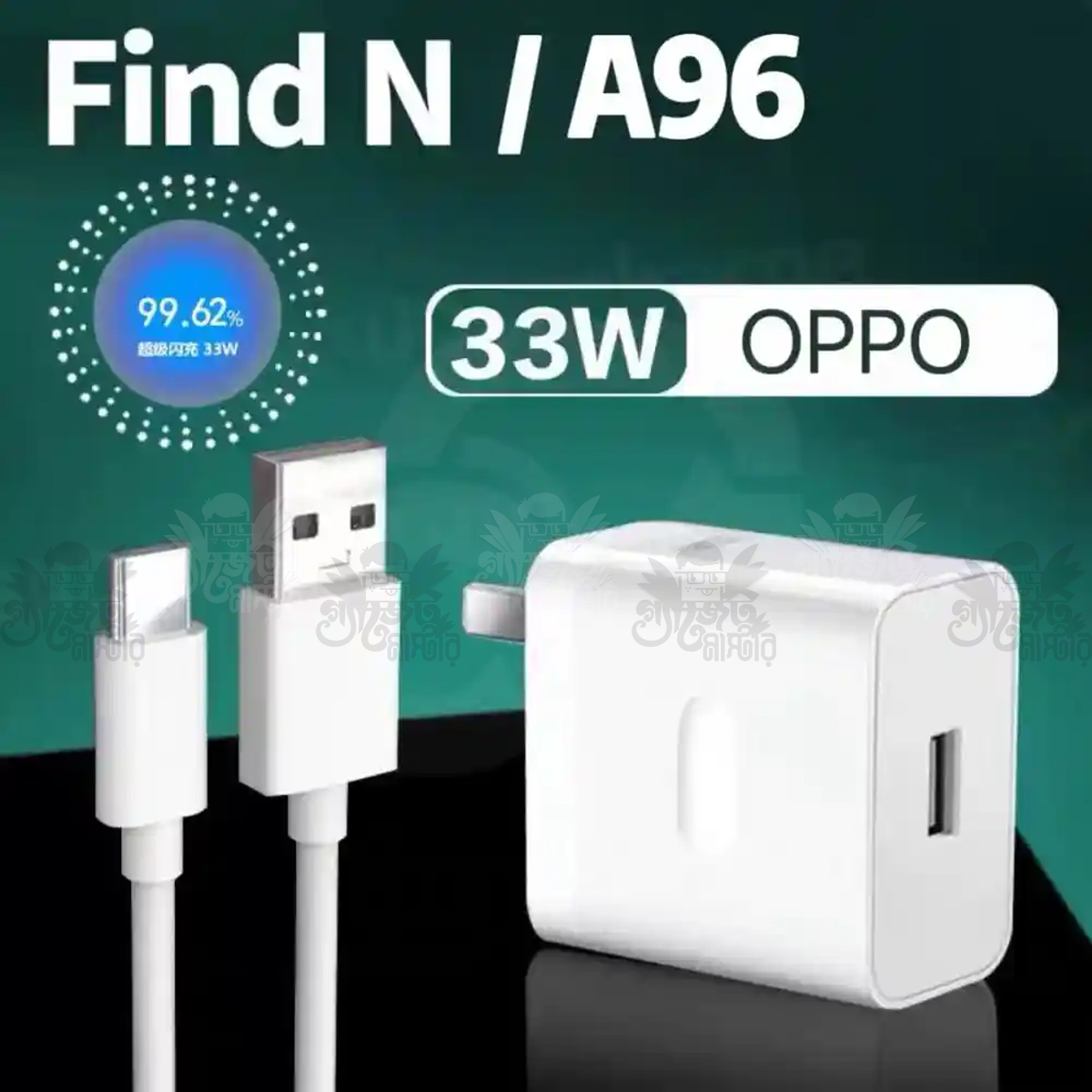 Oppo 33W Original Quality Logo Type-c Fast Charger