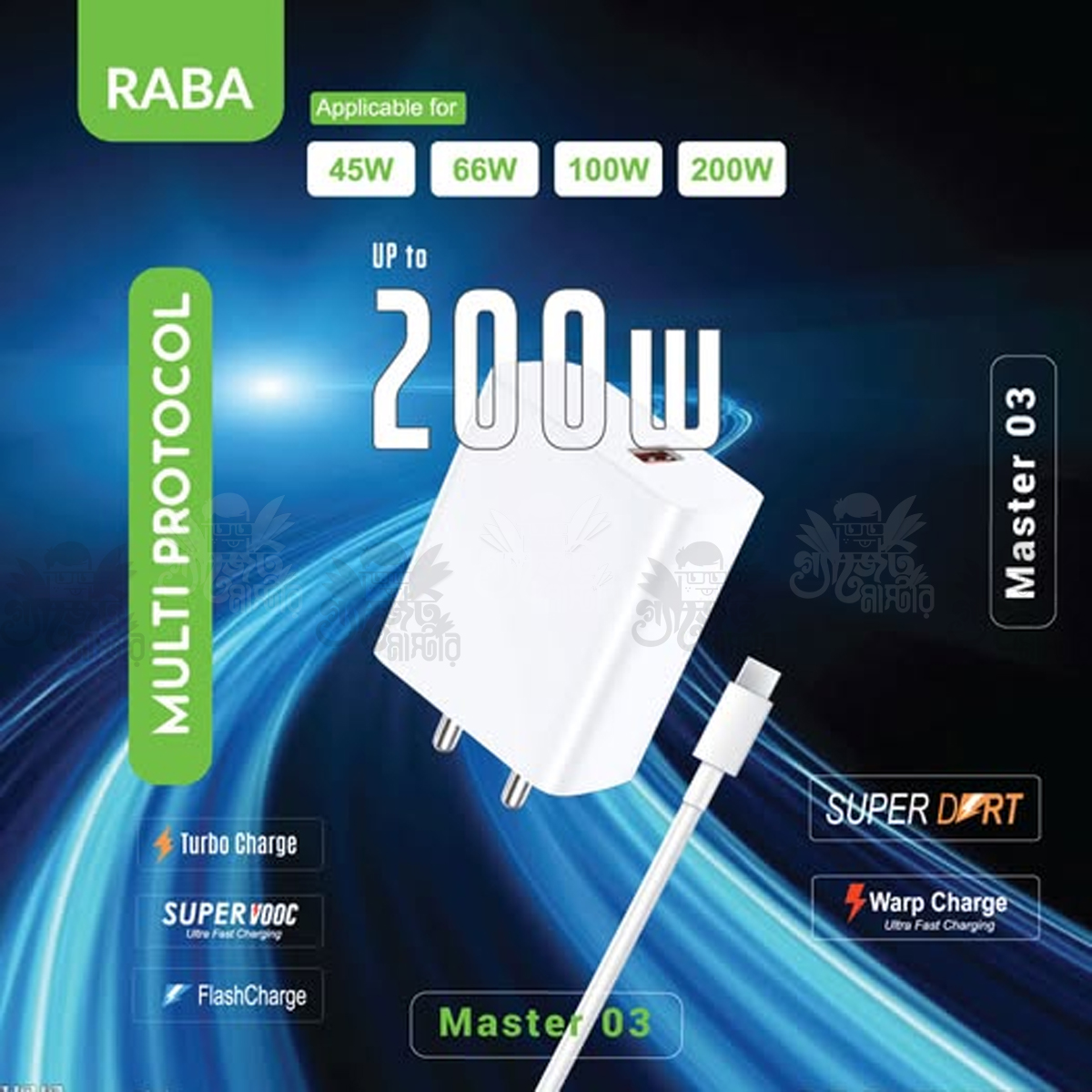 RABA Master 03 200W Super Fast charger