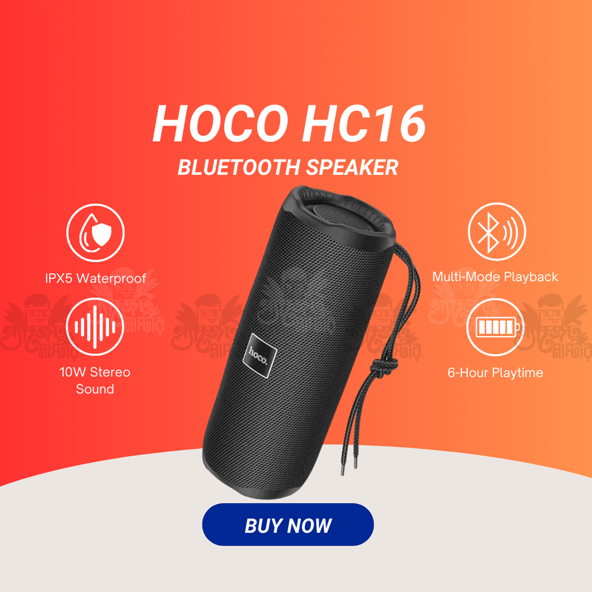 Hoco HC16 Vocal sports BT speaker black