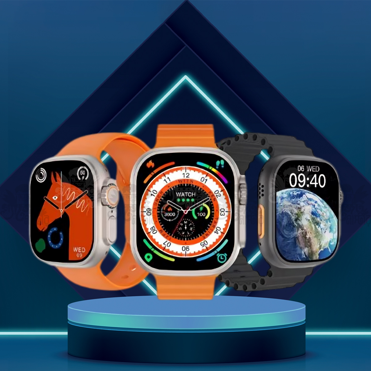 Y80 Ultra Smartwatch with 8 Strap