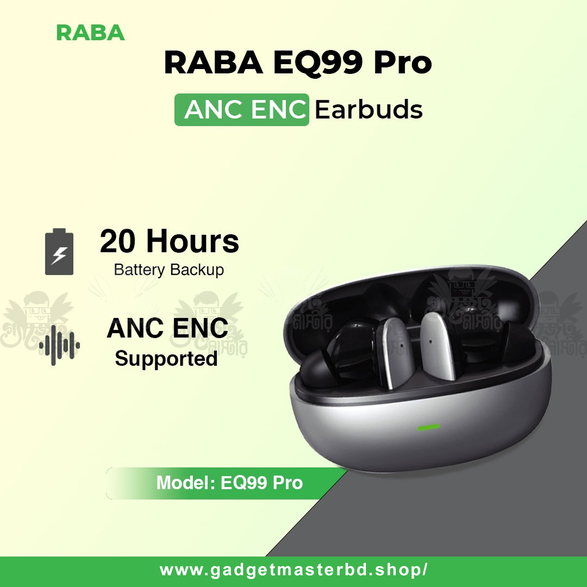 RABA EQ99 pro Anc Earbuds
