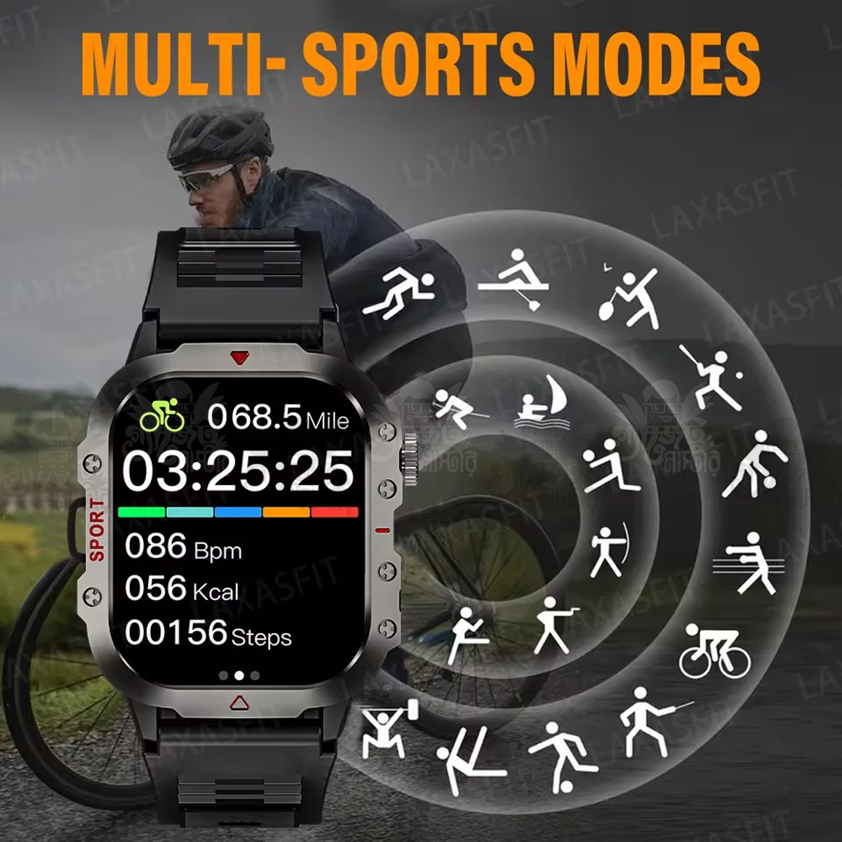 Timack® H11 Smart Watch 1.99 HD Full Touch Screen Men