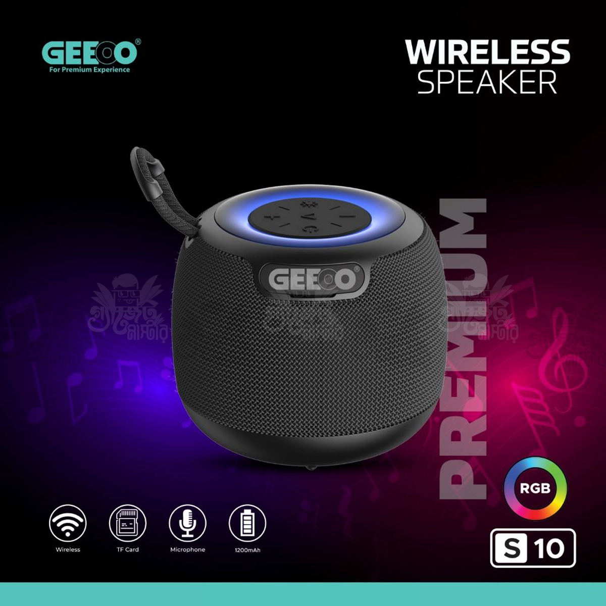 GEEOO S10 Premium Wireless Speaker