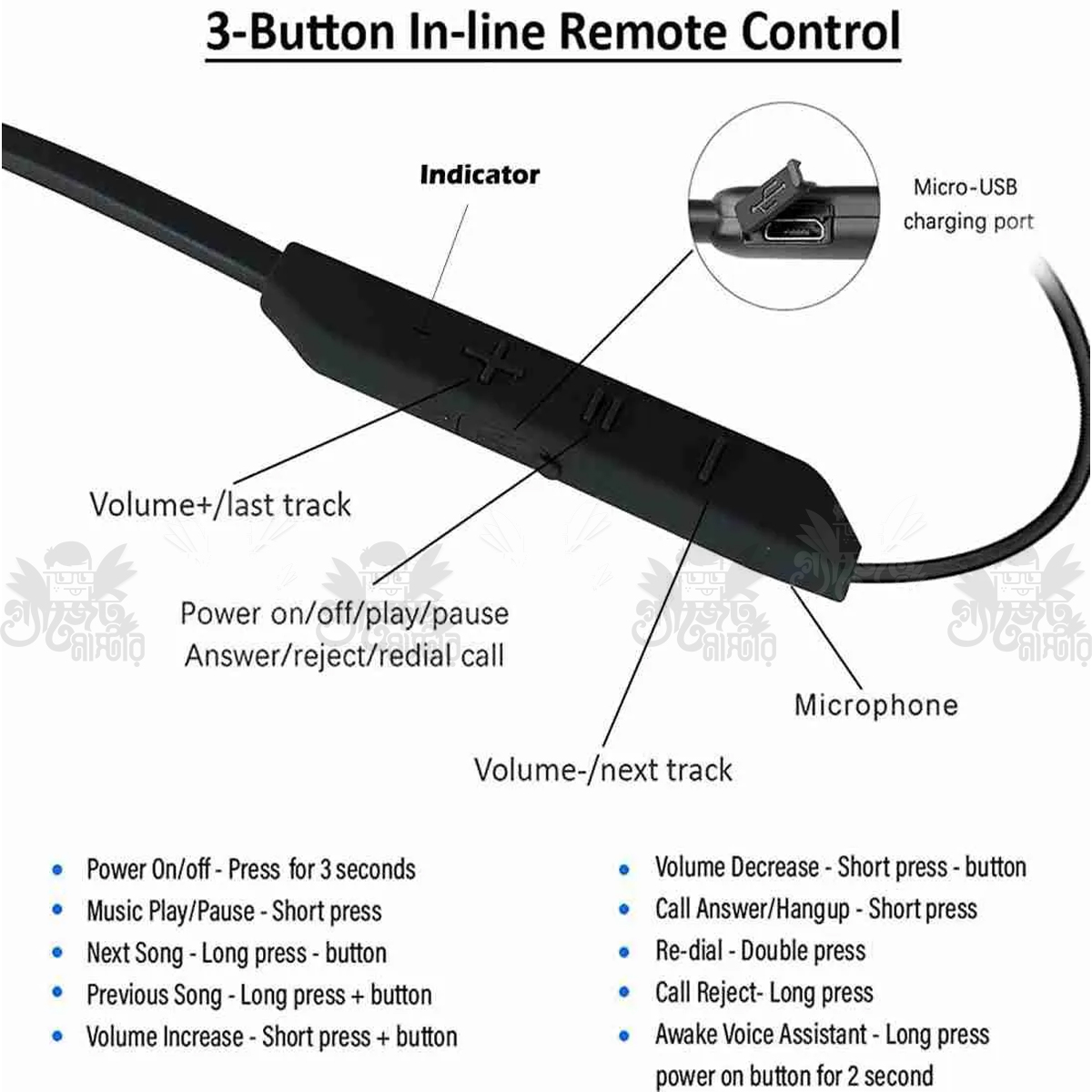 UiiSii NECK BAND bluetooth Earphone BN - 235 ( Black)