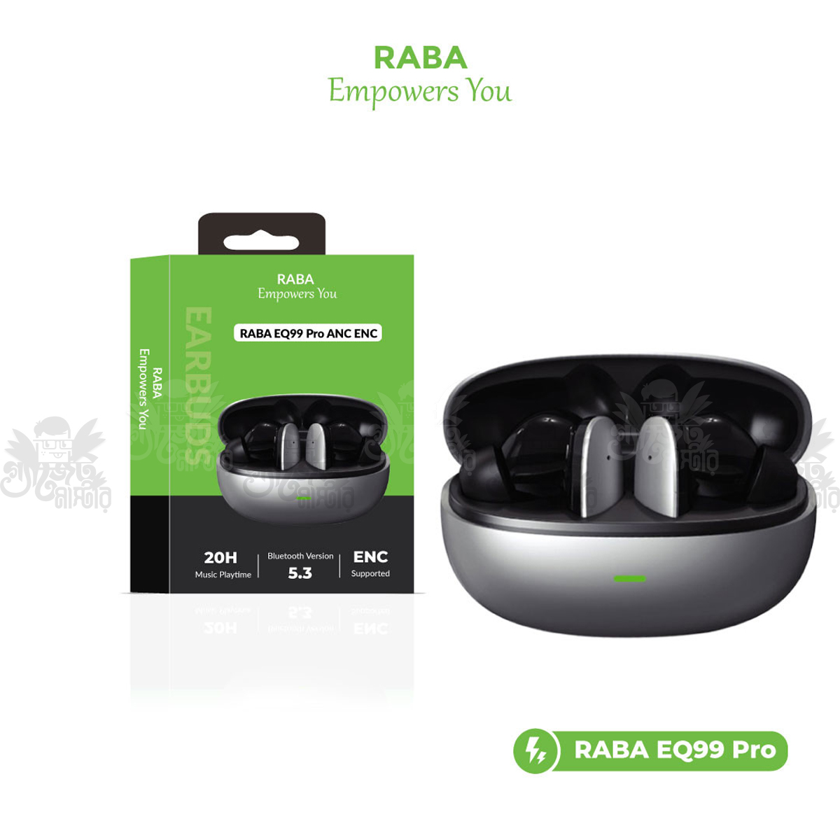 RABA EQ99 pro Anc Earbuds