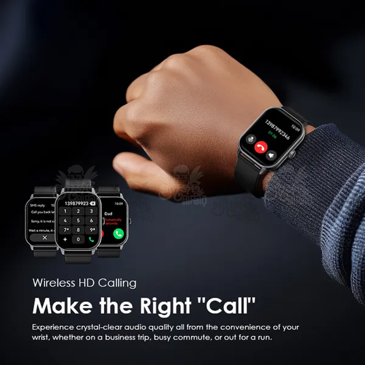oraimo Watch 5 2.01 HD Panda Glass 1ATM Smart Watch