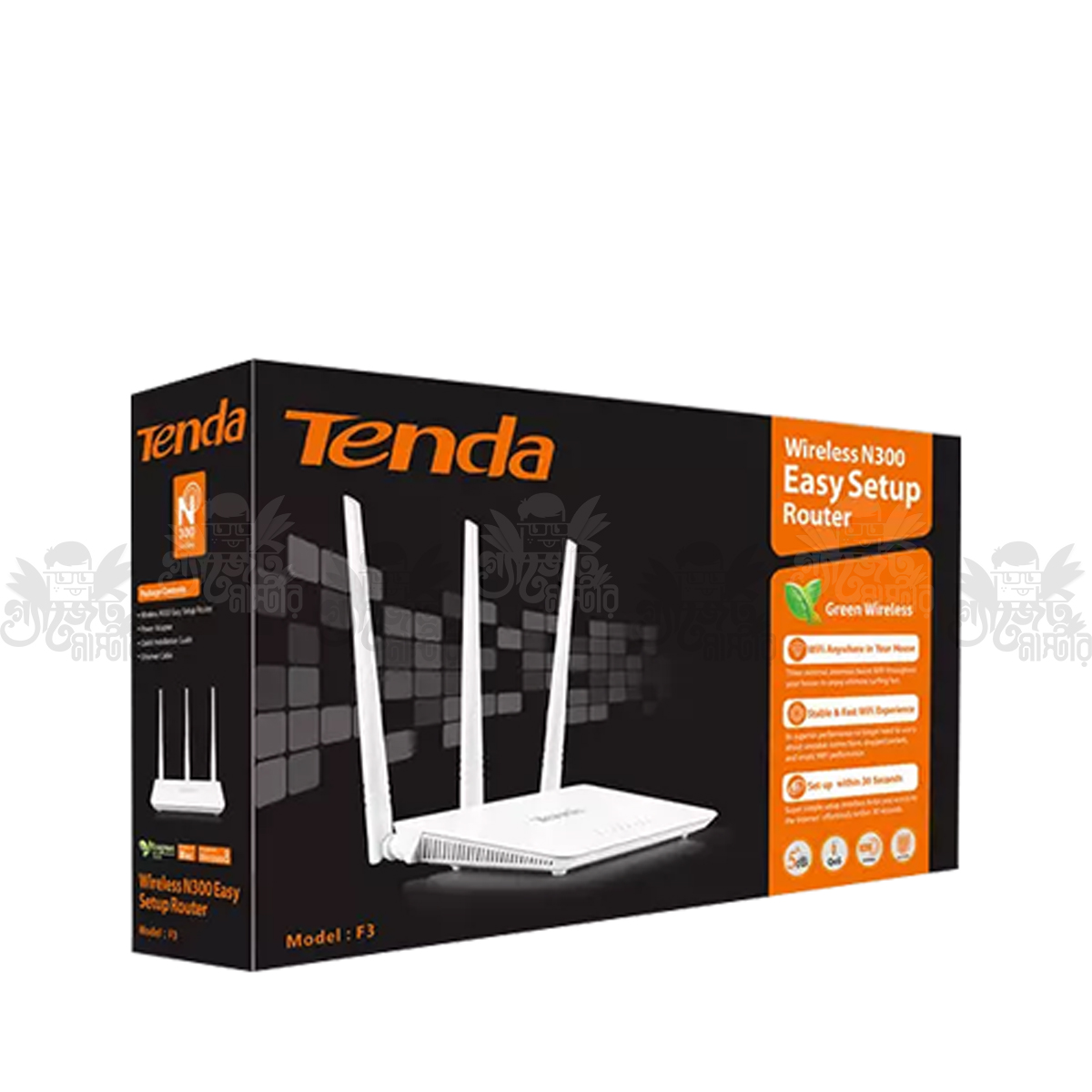 Tenda F3 300MBPS 3 Antenna Wifi Router