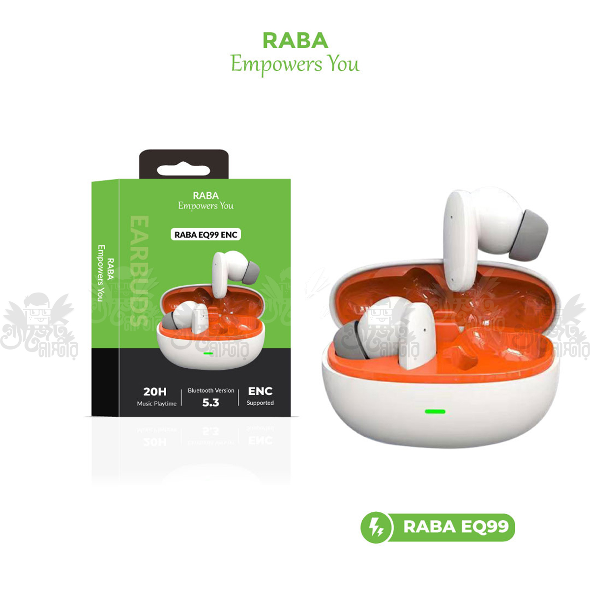 RABA EQ 99 ENC Earbuds