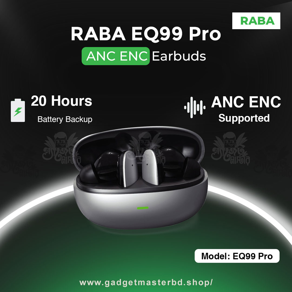 RABA EQ99 pro Anc Earbuds
