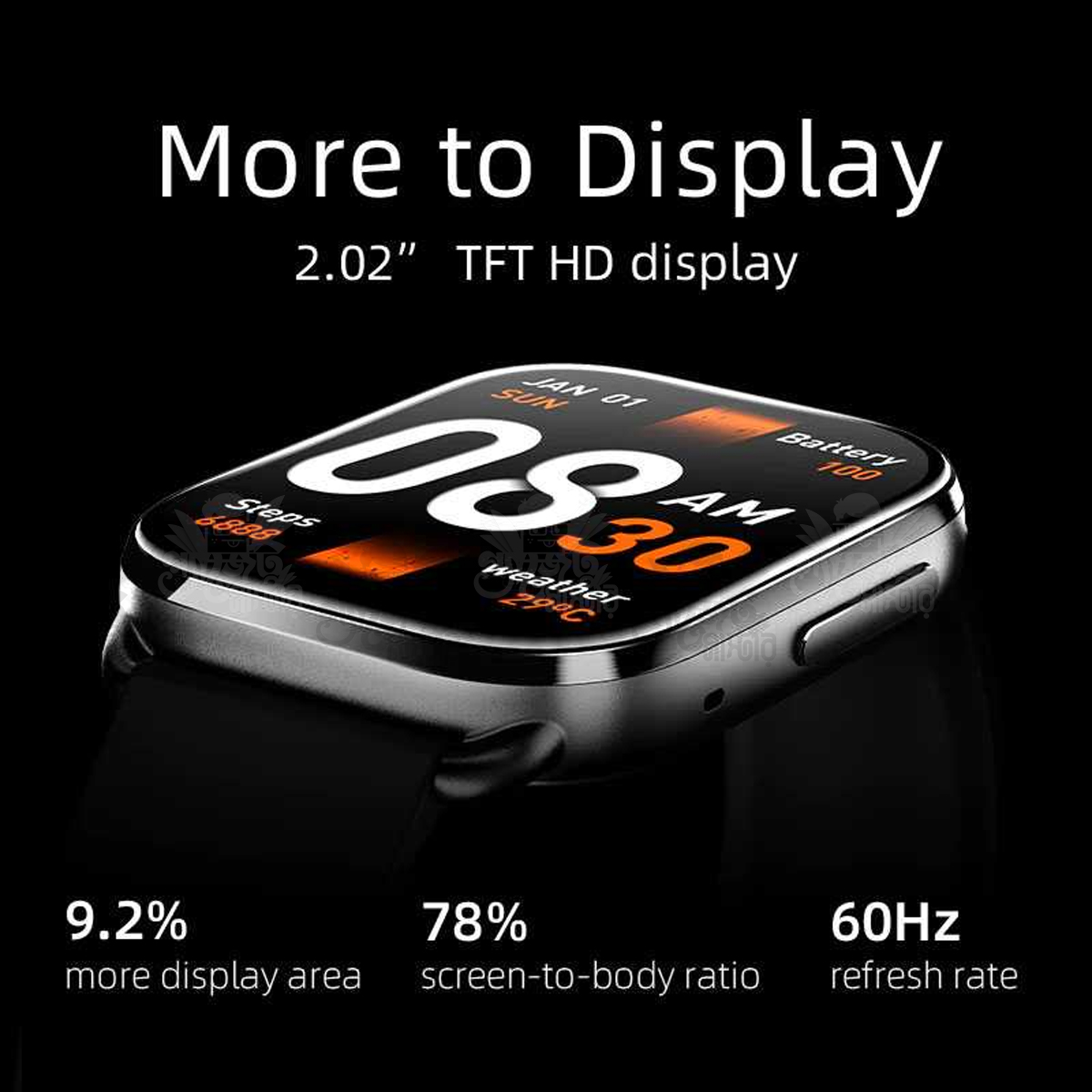 QCY Watch GS Bluetooth Calling Smart Watch
