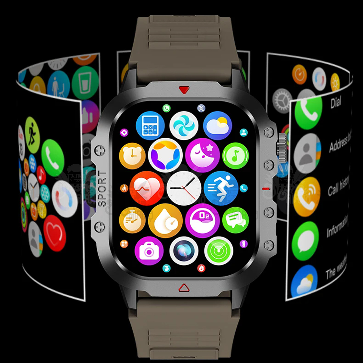 Timack® H11 Smart Watch 1.99 HD Full Touch Screen Men