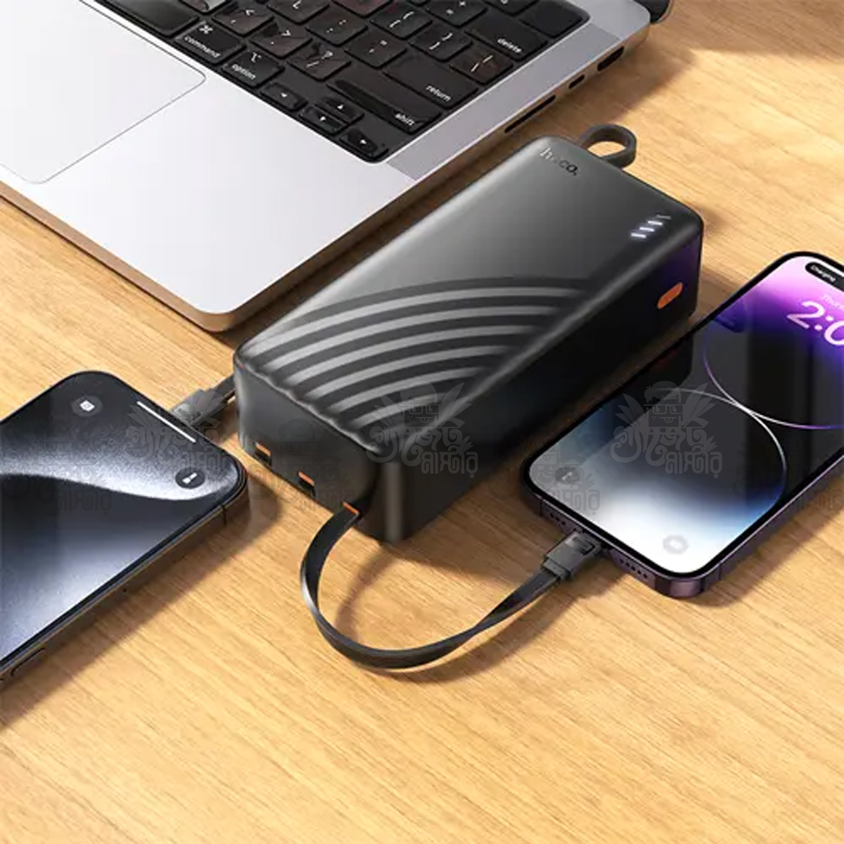 Hoco J146B Night tide 4 cables 30000mAh Power bank