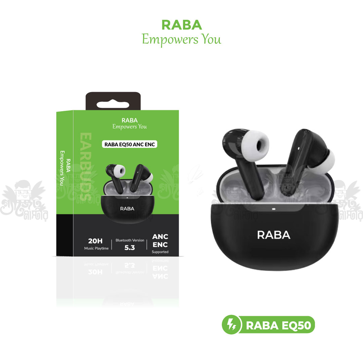 Raba EQ50 ENC ANC Earbuds