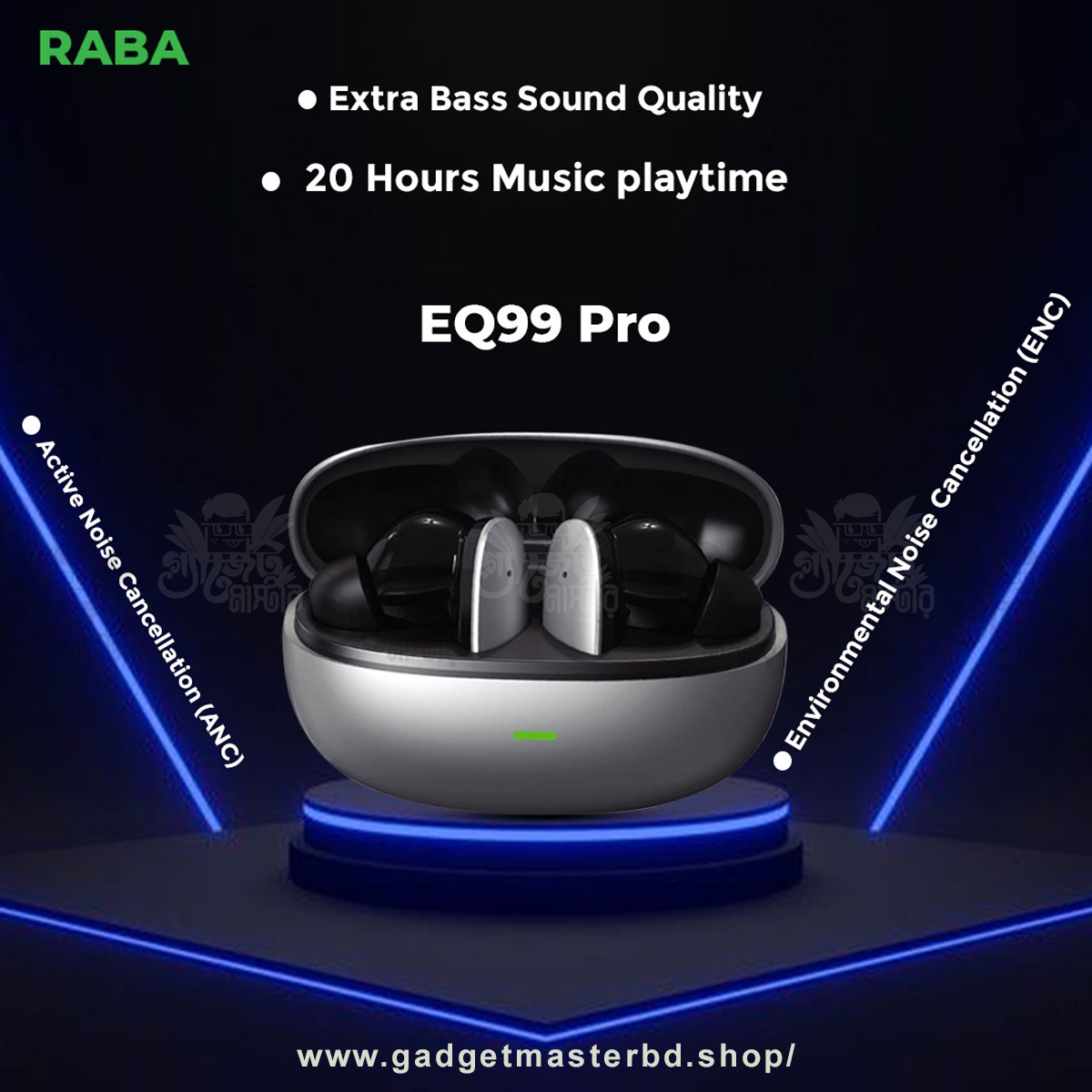 RABA EQ99 pro Anc Earbuds