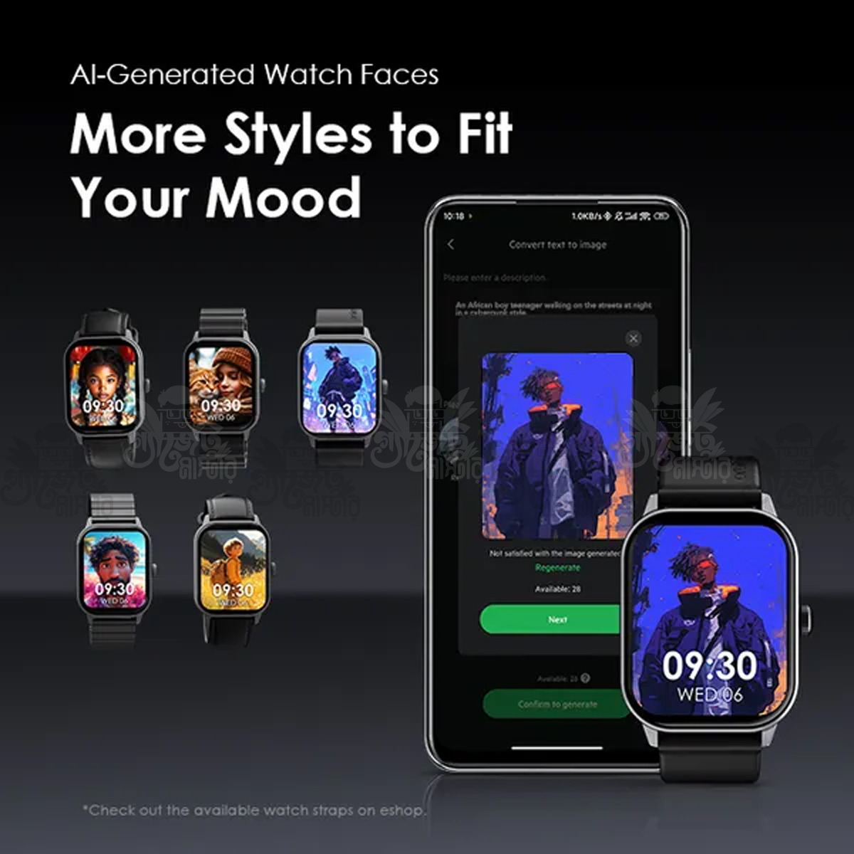 oraimo Watch 5 2.01 HD Panda Glass 1ATM Smart Watch